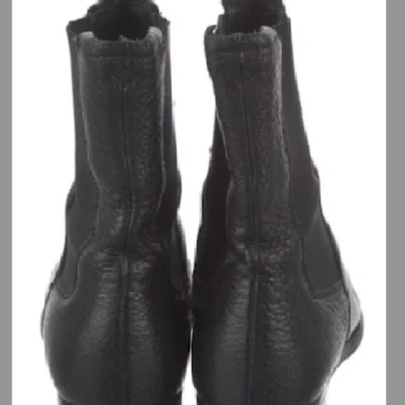 Jil Sander Black Pebbled Leather Chelsea Boots (size 7 / IT 37) - Picture 4 of 6